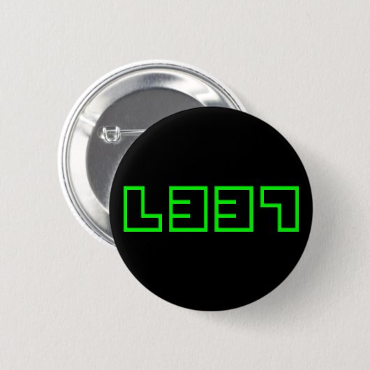Computer Geek Elite Button (Voorkant /achterkant)