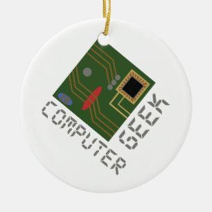 Computer Geek Keramisch Ornament