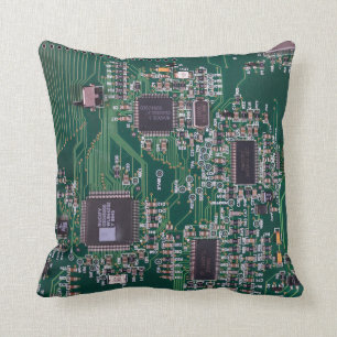 Computer Geek Motherboard Kussen
