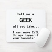 Computer Geek Muismat (Met muis)