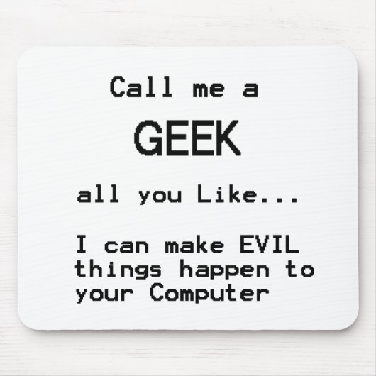 Computer Geek Muismat (Voorkant)