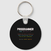Computer Geek Nerd Gift Funny Programmer Sleutelhanger (Voorkant)