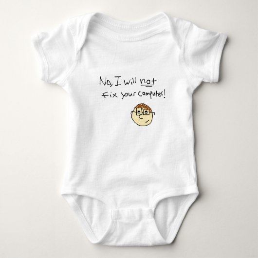 Computer Geek Romper (Voorkant)