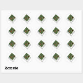 Computer Geek Ronde Sticker (Vel)