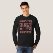 Computer Geek Tech Nerd Mannen Women Cool Support T-shirt (Voorkant volledig)