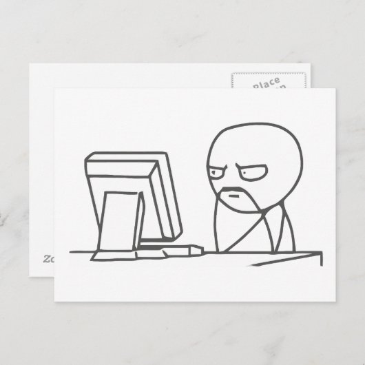 Computer Guy Meme - Briefkaart (Voorkant / Achterkant)
