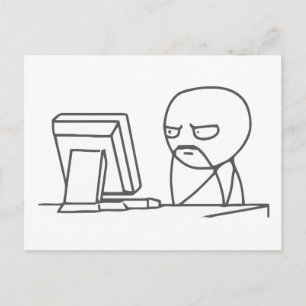 Computer Guy Meme ‏ - Briefkaart