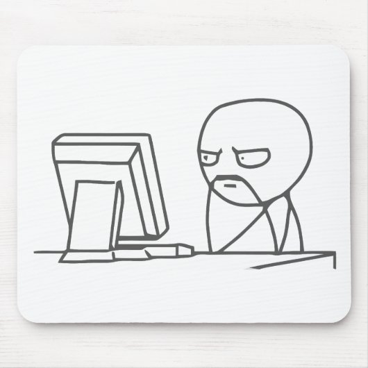 Computer Guy Meme ‏ - Mousepad Muismat (Voorkant)