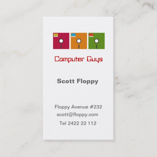 Computer Guy Visitekaartje (Voorkant)