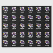 Computer Hacker Grappige Technologie Pun Dark BG Cadeaupapier (Vlak)