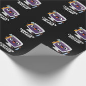 Computer Hacker Grappige Technologie Pun Dark BG Cadeaupapier (Hoek)