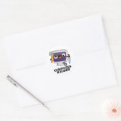 Computer Hacker Grappige Technologie Pun Ronde Sticker (Envelop)