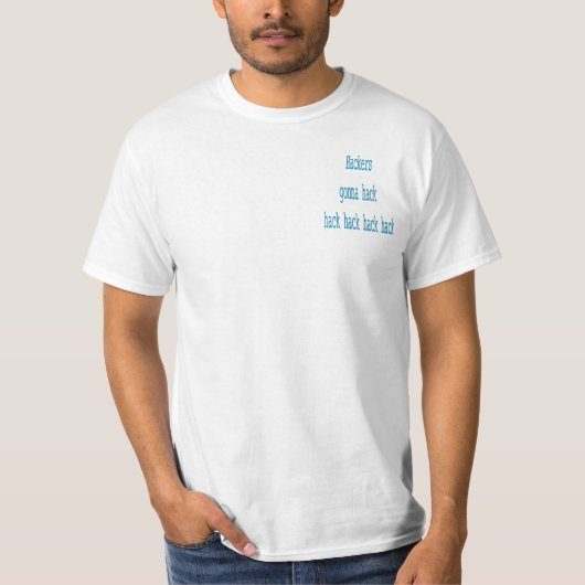 Computer Hackers FaB Fun Programmer T-shirt (Voorkant)