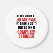 COMPUTER HARDWARE ENGINEER MAGNEET (Voorkant)