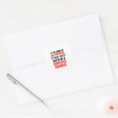 COMPUTER HARDWARE ENGINEER VIERKANTE STICKER (Envelop)