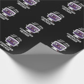 Computer Hecker Funny Hacker Pun Dark BG Cadeaupapier (Hoek)