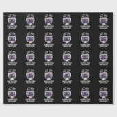 Computer Heckler Funny Hacker Pun Dark BG Cadeaupapier (Vlak)