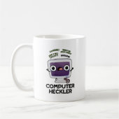 Computer Heckler Funny Hacker Pun Koffiemok (Links)