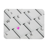 Computer Keyboard Love Letters Magneet (Horizontaal)