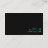 Computer, laptop, pc, reparatie, Visitekaartje (Achterkant)