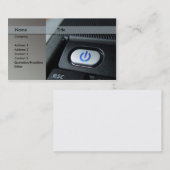 computer / laptop - technicus visitekaartje (Voorkant / Achterkant)