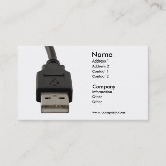 Computer lead visitekaartje
