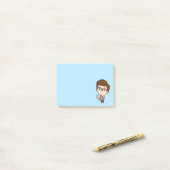 Computer man post-it® notes (Op bureau)