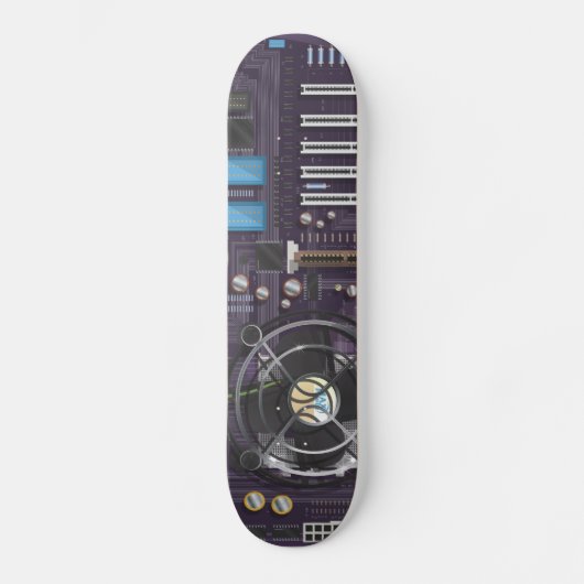 Computer Moederbord Skateboard (Voorkant)