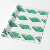 Computer Nerd Cadeaupapier (Uitgerold)