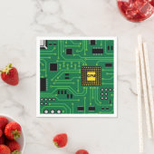 Computer Nerd Circuit Board CPU I Servet (Insitu)