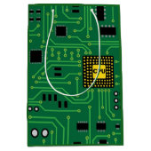 Computer Nerd Circuit Board                   CPUI Medium Cadeauzakje (Voorkant)