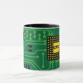 Computer Nerd Circuit Board                   CPUI Mok (Midden)