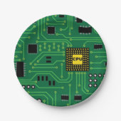 Computer Nerd Circuit Board                   CPUI Papieren Bordje (Voorkant)