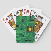 Computer Nerd Circuit Board                   CPUI Pokerkaarten (Achterkant)
