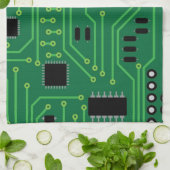 Computer Nerd Circuit Board                   CPUI Theedoek (Gevouwen)