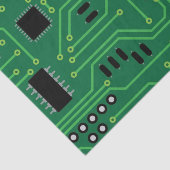 Computer Nerd Circuit Board                   CPUI Tissuepapier (Detail)