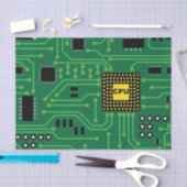Computer Nerd Circuit Board                   CPUI Tissuepapier (Craft)