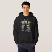 Computer Nerd  Computer Engineer  Computer Hourly  Hoodie (Voorkant volledig)