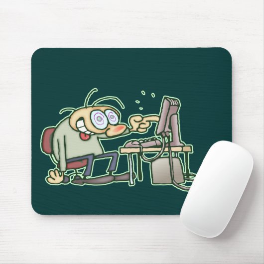 Computer Nerd Muismat (Met muis)