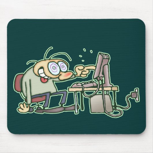 Computer Nerd Muismat (Voorkant)