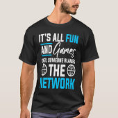 Computer Network Engineering Network Engineer 4 T-shirt (Voorkant)