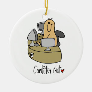 Computer Nut T-shirts en cadeautjes Keramisch Ornament
