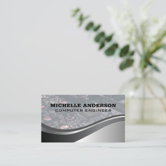 Computer Onderdelen | Hardware Visitekaartje (Staand voorkant)