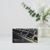 Computer, PC, Electronics Repair Visitekaartje (Staand voorkant)