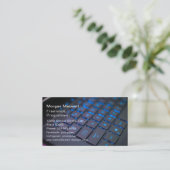 Computer Programmer Business Card Light Circuits Visitekaartje (Staand voorkant)