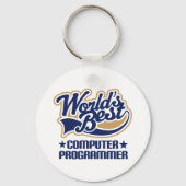 Computer Programmer Cadeaus Sleutelhanger (Voorkant)