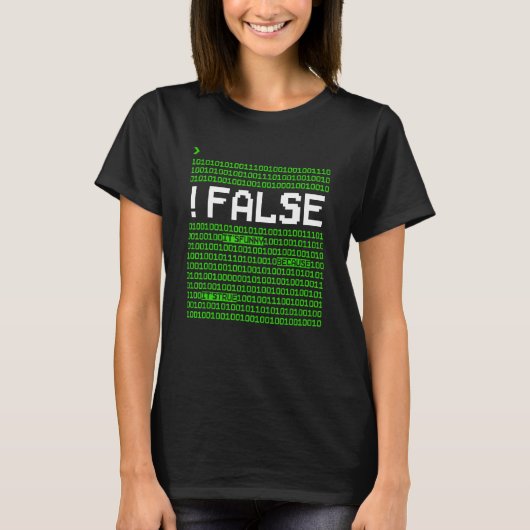 Computer Programmer Coder False It s  Because It s T-shirt (Voorkant)