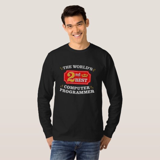 Computer Programmer Coder Geek-evaluatie werk T-shirt (Voorkant volledig)