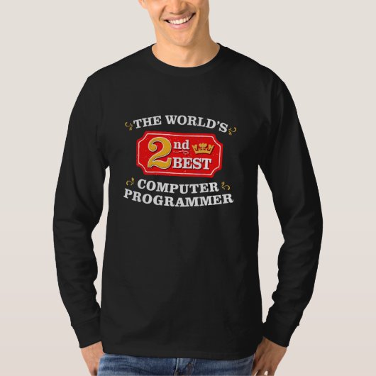 Computer Programmer Coder Geek-evaluatie werk T-shirt (Voorkant)