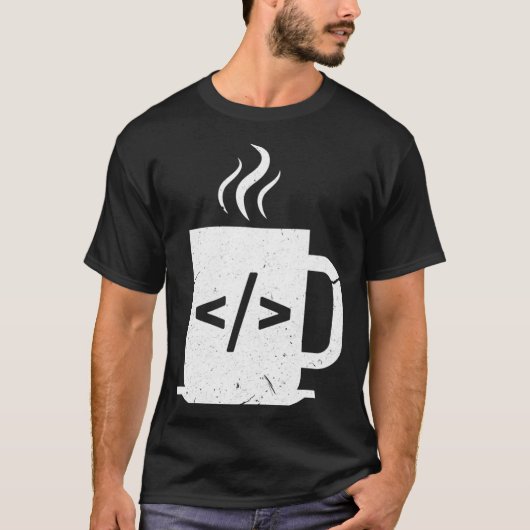 Computer Programmer Coffee Funny Javascript Progra T-shirt (Voorkant)